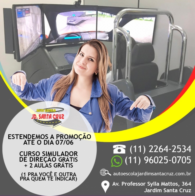 Procuro por Simulador de Direção para Cfc Vila Império - Auto Escola Simulador de Carro